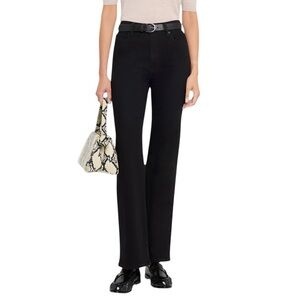 FRAME The Arrow Black Mid-rise Straight Jeans Size 28 EUC